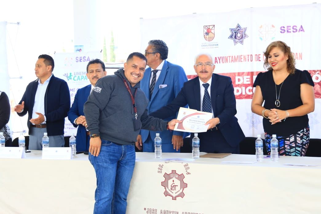 Clausura Ayuntamiento de Chiautempan Semana de Prevención de Adicciones